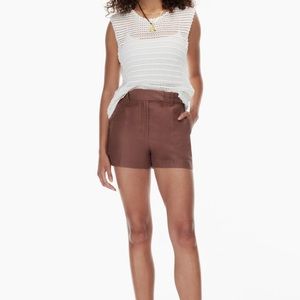 Wilfred layover linen shorts